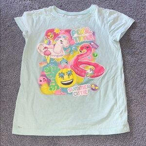 Place Blue Short Sleeve Tee Vibrant Graphic